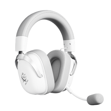 Meetion FORK PRO Vezetékes+2,4G+Bluetooth gamer fejhallgató (White+Gray)