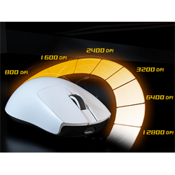 Meetion GW12 2,4G+Bluetooth+vezetékes gamer egér  (fehér)