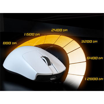Meetion GW12 2,4G+Bluetooth+vezetékes gamer egér  (fehér)
