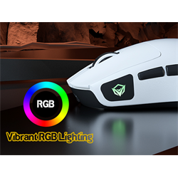 Meetion GW12 2,4G+Bluetooth+vezetékes gamer egér  (fehér)