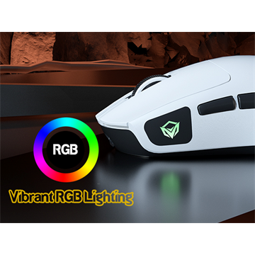 Meetion GW12 2,4G+Bluetooth+vezetékes gamer egér  (fehér)