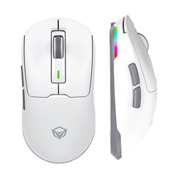 Meetion GW24 Vezetékes+2,4G+Bluetooth gamer egér fehér