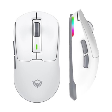 Meetion GW24 Vezetékes+2,4G+Bluetooth gamer egér fehér