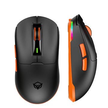 Meetion GW24 Vezetékes+2,4G+Bluetooth gamer egér fekete