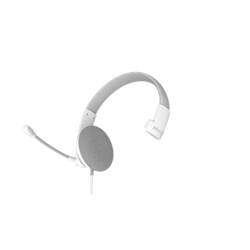 Meetion HP002U  USB Call Center fejhallgató fehér