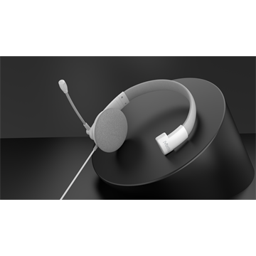 Meetion HP002U  USB Call Center fejhallgató fehér