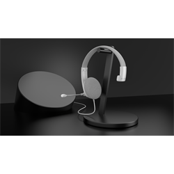 Meetion HP002U  USB Call Center fejhallgató fehér