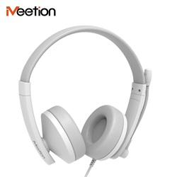 Meetion HP003U USB mikrofonos fejhallgató fehér