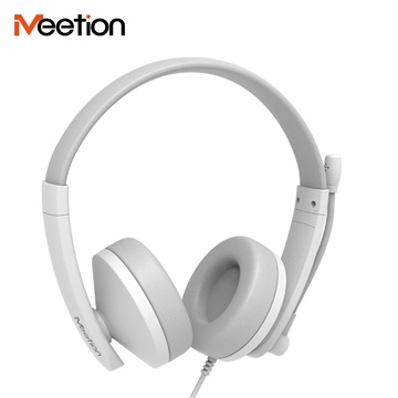 Meetion HP003U USB mikrofonos fejhallgató fehér