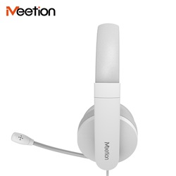 Meetion HP003U USB mikrofonos fejhallgató fehér