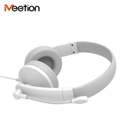 Meetion HP003U USB mikrofonos fejhallgató fehér