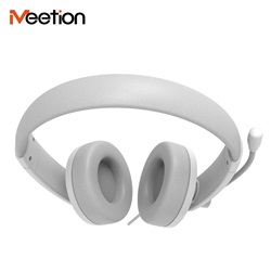 Meetion HP003U USB mikrofonos fejhallgató fehér