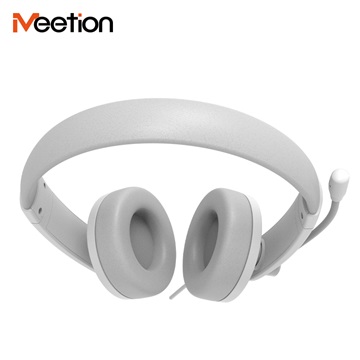 Meetion HP003U USB mikrofonos fejhallgató fehér
