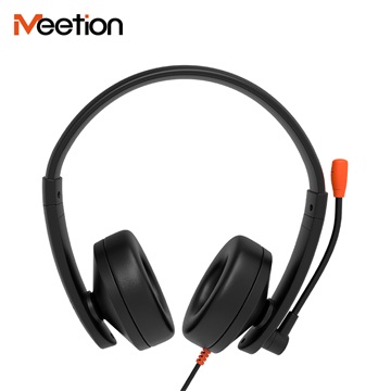 Meetion HP003U USB mikrofonos fejhallgató fekete