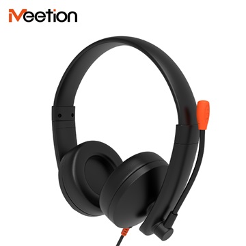 Meetion HP003U USB mikrofonos fejhallgató fekete
