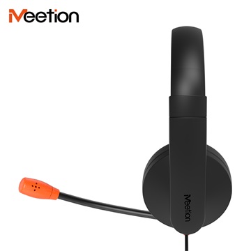 Meetion HP003U USB mikrofonos fejhallgató fekete