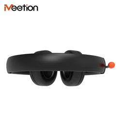 Meetion HP003U USB mikrofonos fejhallgató fekete