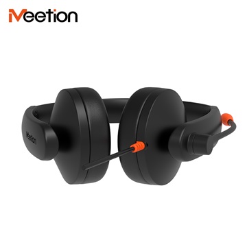 Meetion HP003U USB mikrofonos fejhallgató fekete