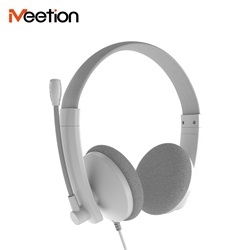 Meetion HP003 3,5 jack mikrofonos fejhallgató fehér