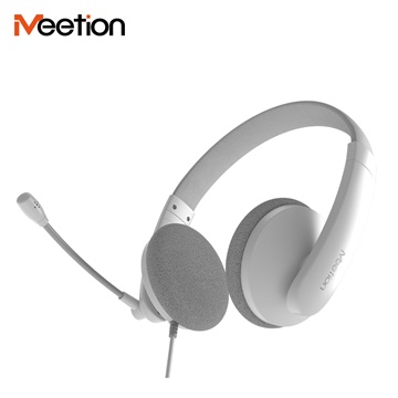 Meetion HP003 3,5 jack mikrofonos fejhallgató fehér