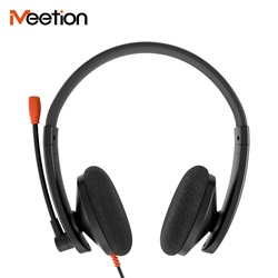 Meetion HP003 3,5 jack mikrofonos fejhallgató fekete