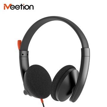 Meetion HP003 3,5 jack mikrofonos fejhallgató fekete
