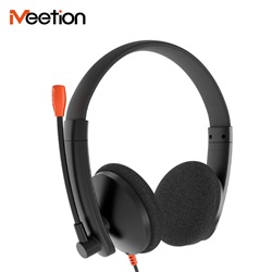 Meetion HP003 3,5 jack mikrofonos fejhallgató fekete