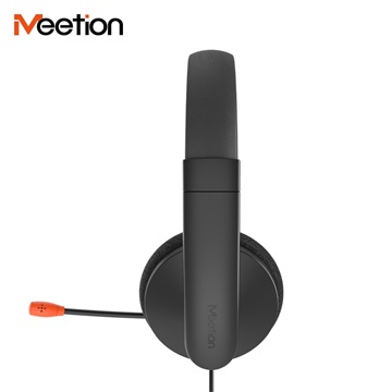 Meetion HP003 3,5 jack mikrofonos fejhallgató fekete