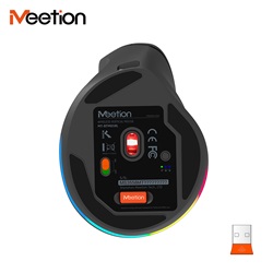 Meetion MT-BTM010L balkezes ergonómikus wireless egér