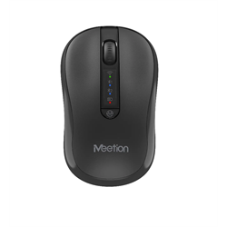 Meetion MT-BTM185 vezeték nélküli 2.4G és Bluetooth csendes egér fekete