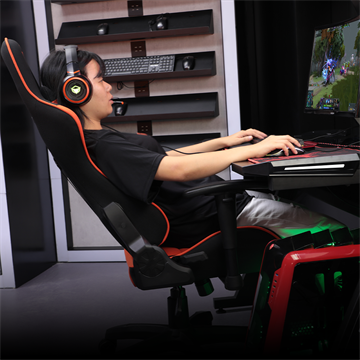 Meetion MT-CHR25 gamer szék black+orange