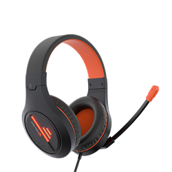Meetion MT-HP021 gamer fejhallgató Black/Orange 3,5 mm Jack+USB