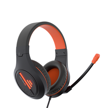 Meetion MT-HP021 gamer fejhallgató Black/Orange 3,5 mm Jack+USB