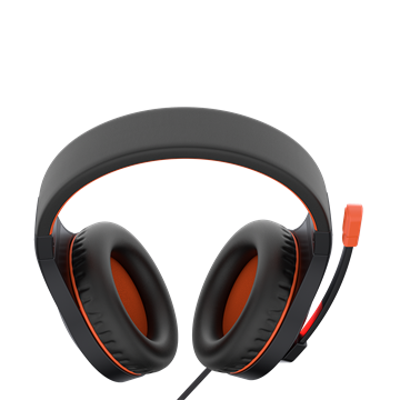 Meetion MT-HP021 gamer fejhallgató Black/Orange 3,5 mm Jack+USB