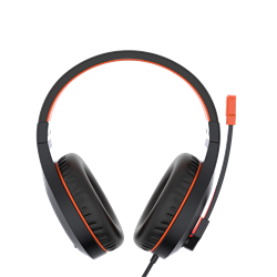 Meetion MT-HP021 gamer fejhallgató Black/Orange 3,5 mm Jack+USB