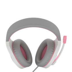 Meetion MT-HP021 gamer fejhallgató White/Pink 3,5 mm Jack+USB
