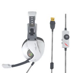 Meetion MT-HP099 Hifi 7.1gamer fejhallgató White+Gray