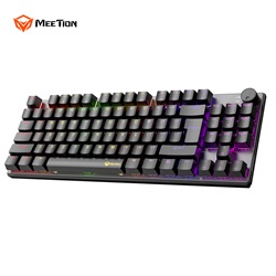 Meetion RGB Vezetékes mechanikus, Red Switch gamer  billentyűzet MK008Pro (HU)