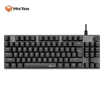 Meetion RGB Vezetékes mechanikus, Red Switch gamer  billentyűzet MK008Pro (HU)