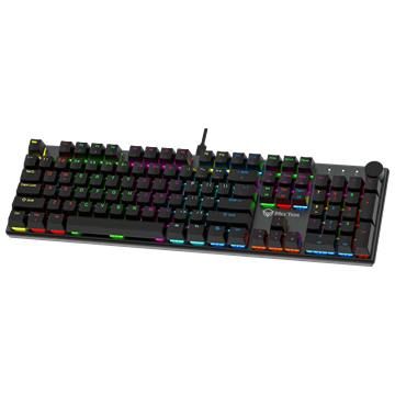 Meetion RGB Vezetékes mechanikus gamer  billentyűzet MK009Pro (HU) Type-C
