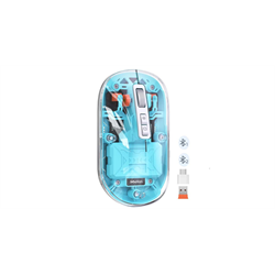 Meetion egér BTM005 2,4G+Bluetooth blue