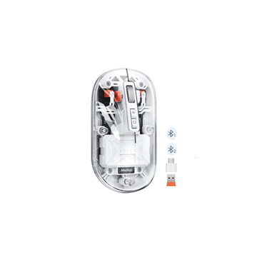 Meetion egér BTM005 2,4G+Bluetooth fehér