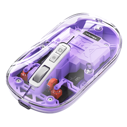 Meetion egér BTM005 2,4G+Bluetooth lila