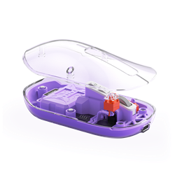 Meetion egér BTM005 2,4G+Bluetooth lila