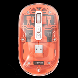 Meetion egér BTM005 2,4G+Bluetooth narancs