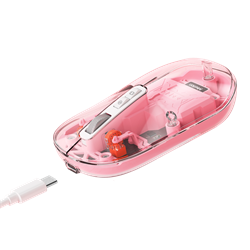 Meetion egér BTM005 2,4G+Bluetooth pink