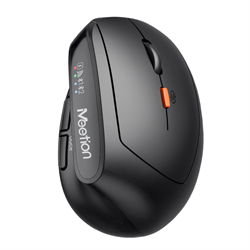 Meetion ergonómikus egér  BTM008 2,4G+Bluetooth  Black