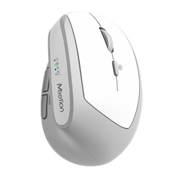 Meetion ergonómikus egér  BTM008 2,4G+Bluetooth  White