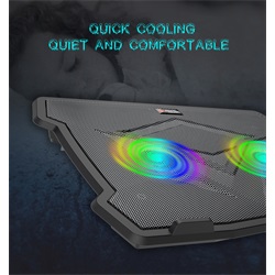 Meetion laptop hűtő  CP2020 (2db ventillátor)