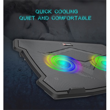 Meetion laptop hűtő  CP2020 (2db ventillátor)